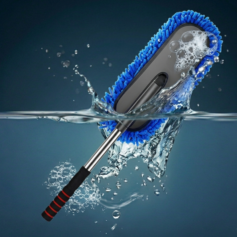 Carisma™ Power Kit car drill cleaning brush set with various brush heads for detailed vehicle cleaning.