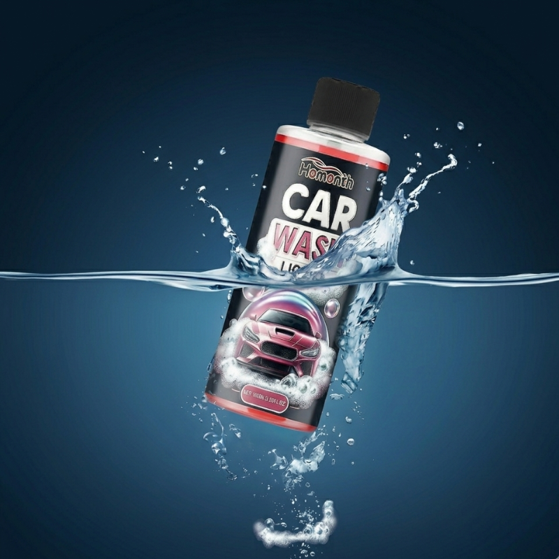 Carisma™ Deep Clean Car Wash Shampoo bottle with a clear label, designed for thorough vehicle cleaning and shine.