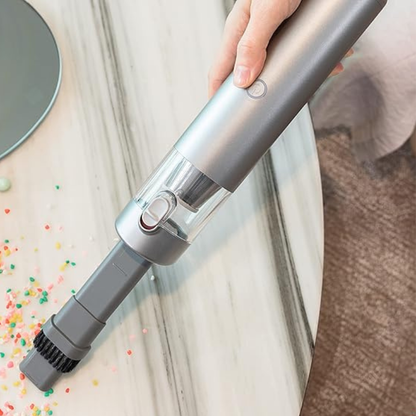 Carrisma Carisma™ Power Clean wireless car vacuum cleaner with handheld design and nozzle attachment for effective vehicle cleaning.