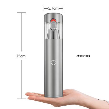 Carisma™ Power Clean wireless car vacuum cleaner with handheld design and compact storage, perfect for quick vehicle cleaning.