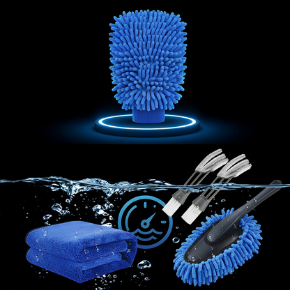 Carisma™ Power Kit car drill cleaning brush set with multiple brushes for detailed vehicle cleaning and maintenance.